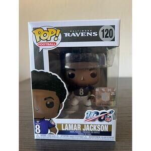 Lamar Jackson Baltimore Ravens Funko Pop #120 NFL Football 100 Years Sports Toys